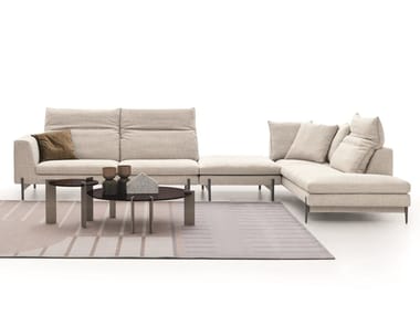 KIM HIGH - Sectional fabric sofa (Request Info).