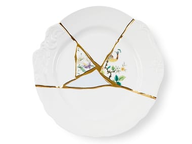 KINTSUGI - Porcelain dinner plate (Request Info).