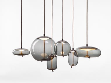 KNOT - LED blown glass pendant lamp (Request Info).