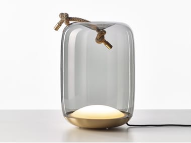 KNOT - LED blown glass table lamp (Request Info).