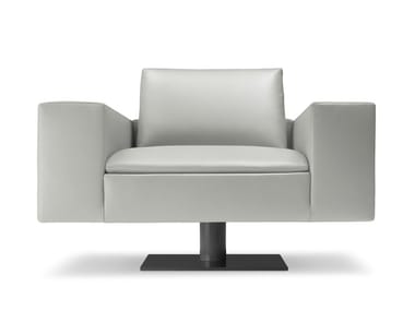 KUBICO - Swivel armchair with armrests by I 4 Mariani