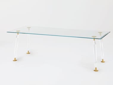 LADY HIO - Rectangular crystal table (Request Info).