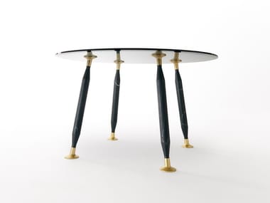 LADY HIO - Round crystal table (Request Info).