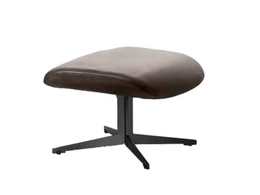 LADY JANE - Upholstered footstool with 4-spoke base (Request Info).