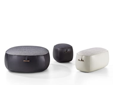 LAGOM - Upholstered fabric pouf (Request Info).