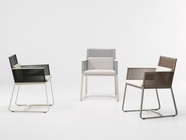 LANDSCAPE - Sled base rope garden chair (Request Info).