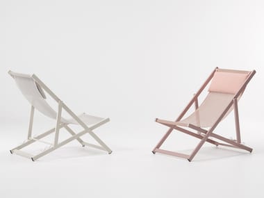 LANDSCAPE - Folding fabric deck chair (Request Info).