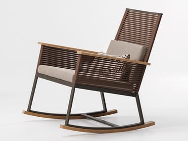LANDSCAPE - Rocking rope garden armchair (Request Info).