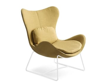 LAZY - Wing sled base armchair (Request Info).