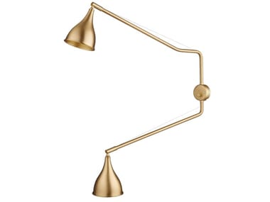 LE SIX DOUBLE ARM - Adjustable steel wall lamp (Request Info).