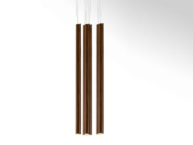 LEAF - LED walnut pendant lamp (Request Info).
