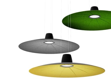 LENT - Acoustic dimmable fabric pendant lamp (Request Info).