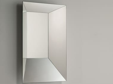LEON BATTISTA - Rectangular wall-mounted mirror.