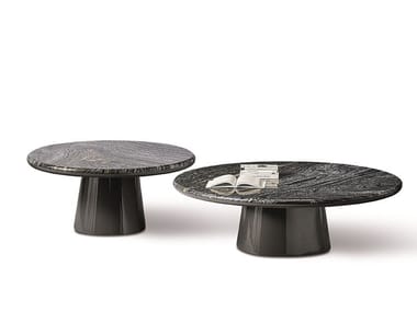 LEON - Round marble coffee table (Request Info).
