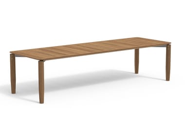 LEVANTE 030 - Rectangular teak garden table (Request Info).