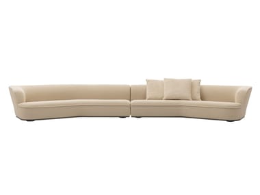LILUM - Sectional curved fabric sofa (Request Info).