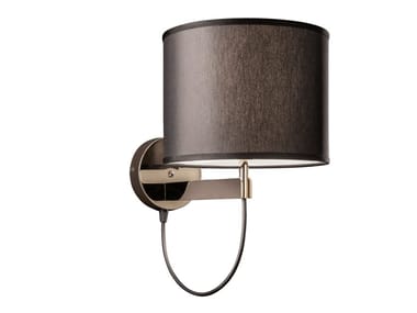 LILY - LED fabric wall lamp with fixed arm (Request Info).