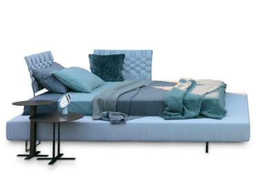 LIMES LARGE - Fabric double bed with upholstered headboard (Request Info).