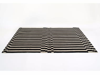 LINEA - Rectangular striped rug (Request Info).