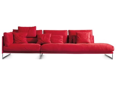 LIVINGSTON - Sectional fabric sofa (Request Info).