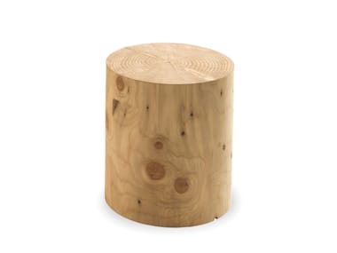 LOGOS ROUND - Round cedarwood coffee table (Request Info).