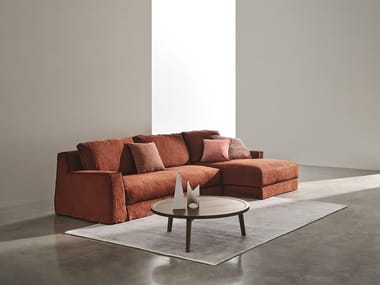 LOLL COMP. 01 - Sofa with removable cover with chaise longue (Request Info).