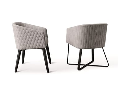 LOLYTA - Upholstered fabric chair with removable cover (Request Info).