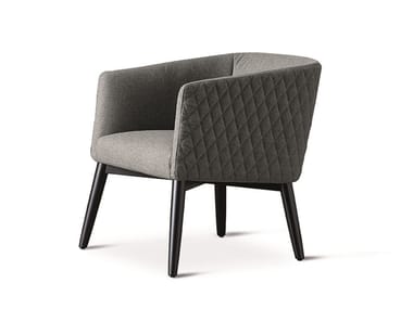 LOLYTA DUE - Fabric easy chair with removable cover with armrests (Request Info).