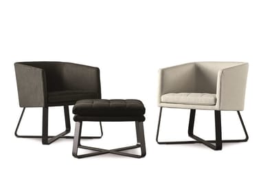 LOLYTA - Fabric easy chair with removable cover with armrests (Request Info).