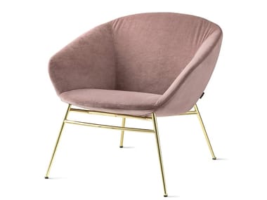 LOVE - Upholstered fabric armchair with armrests (Request Info).