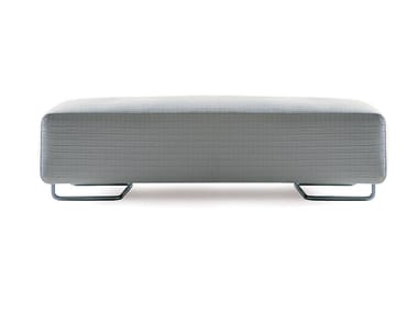 LOWLAND - Rectangular fabric pouf with removable lining (Request Info).