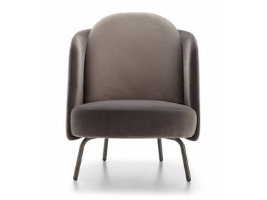 LUCIA - Upholstered fabric armchair (Request Info).