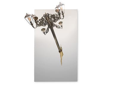 LUMIERE RECTANGULAR - Rectangular wall-mounted mirror with integrated lighting (Request Info).