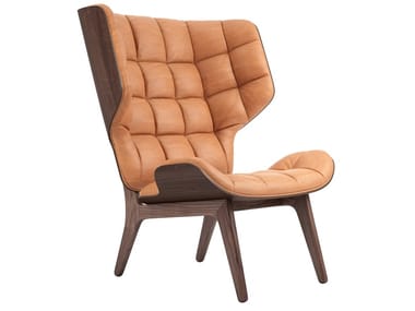 MAMMOTH - High-back leather armchair (Request Info).