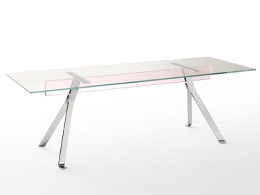 MARI CRISTAL - Rectangular crystal table (Request Info).