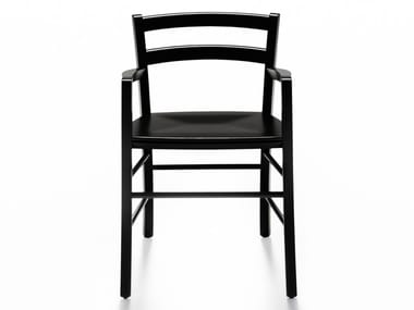 MAROCCA - Beech chair with armrests (Request Info).