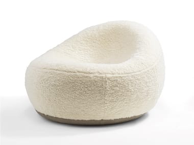 MAUI RELAX - Swivel fabric easy chair (Request Info).