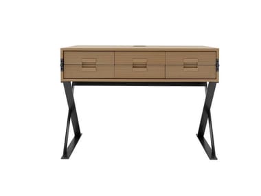 MAX - Wooden secretary desk with drawers (Request Info).