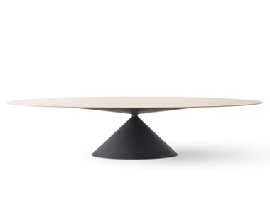 MAXI CLAY - Oval Table.