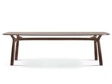 MEMOS - Rectangular glass living room table (Request Info).