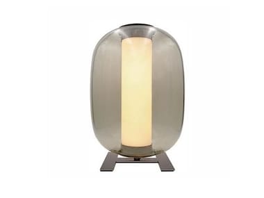 MERIDIANO - LED glass and metal table lamp (Request Info).