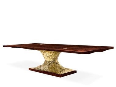METAMORPHOSIS - Rectangular walnut dining table (Request Info).