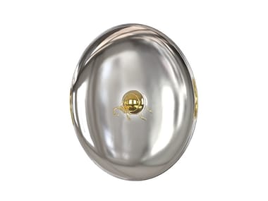 METAMORPHOSIS - Wall-mounted stainless steel mirror with integrated lighting (Request Info).