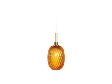 METAMORPHOSIS SMALL - LED handmade blown glass pendant lamp (Request Info).