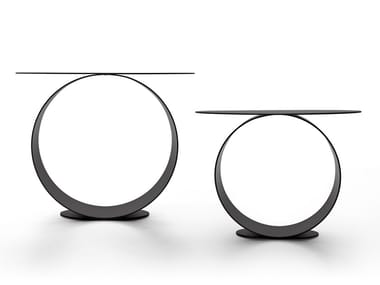 METODO - Round steel coffee table (Request Info).