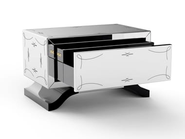 METROPOLITAN - Bedside table with drawers (Request Info).