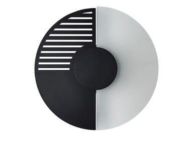 MIDNIGHT - LED glass and aluminium wall lamp (Request Info).