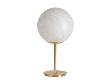 MINERAL - Indirect light brass table lamp (Request Info).