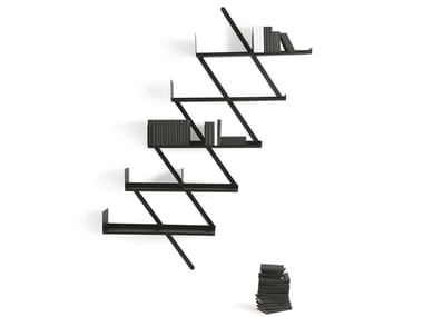 MINIBOOXX - Wall-mounted floating steel bookcase (Request Info).