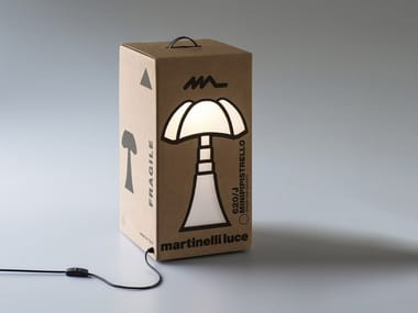 MINIPIPISTRELLO CARTONE - LED cardboard table lamp (Request Info).